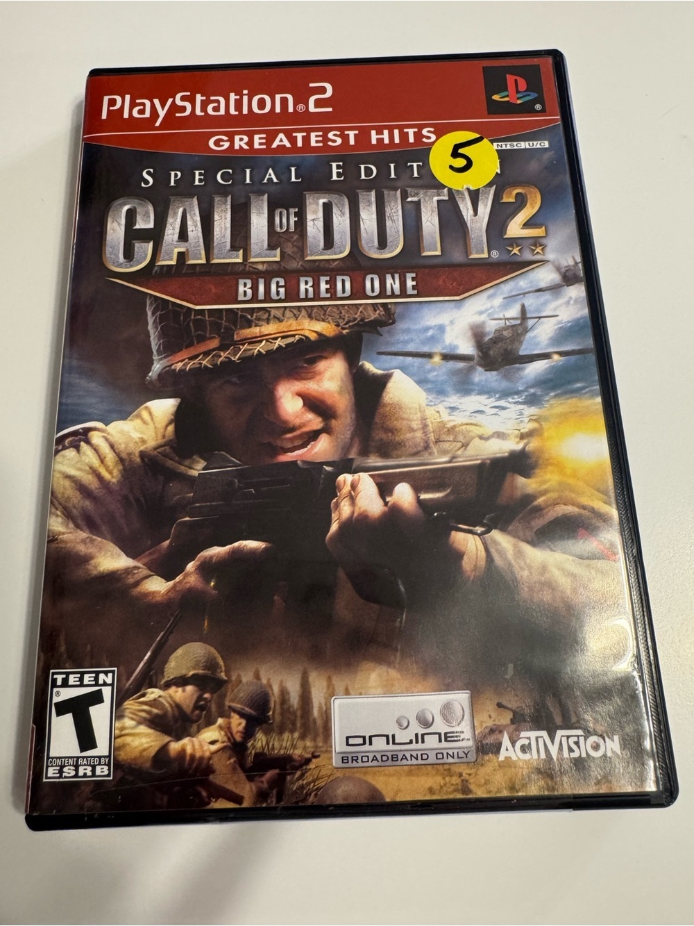 Sony PlayStation 2 Call of Duty 2: Big Red One - Includes Booklet